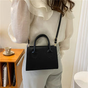 Eva | Women's Minimalist Square Leather Shoulder Bag