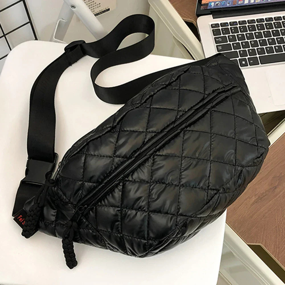 Ethan | Casual Quilted Crossbody Chest and Hip Bag