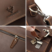 William | Vintage Crazy Horse Leather Crossbody Handbag