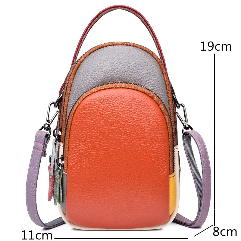 Lea | Genuine Leather Mini Crossbody Shoulder Bag