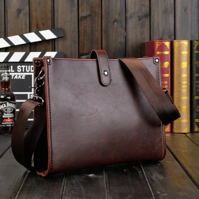Liam | Retro Business Leather Shoulder Bag