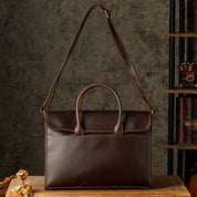 Liam | Men's Genuine Leather Business Briefcase Crossbody Messenger Bag