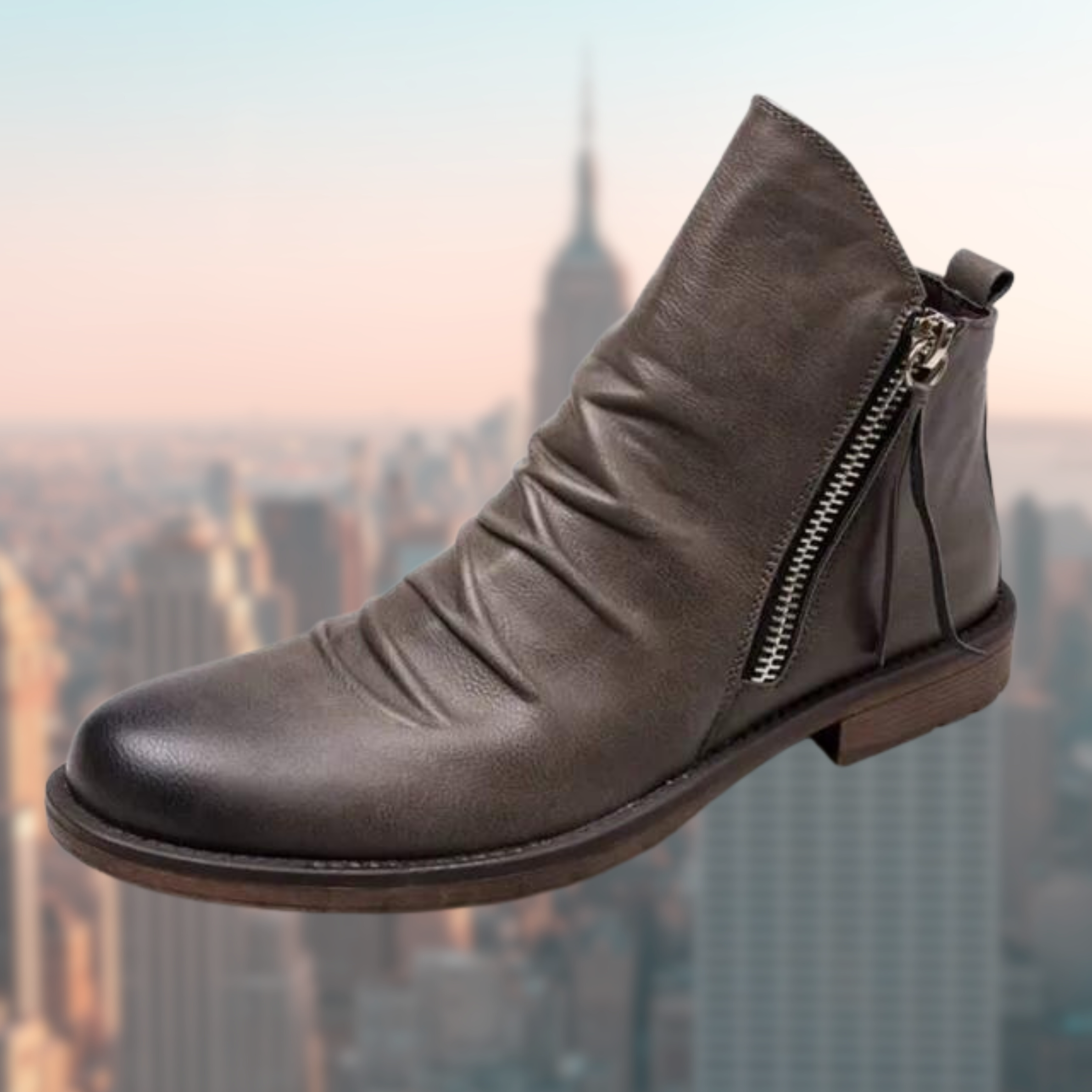Leather Knee-High Boots-6