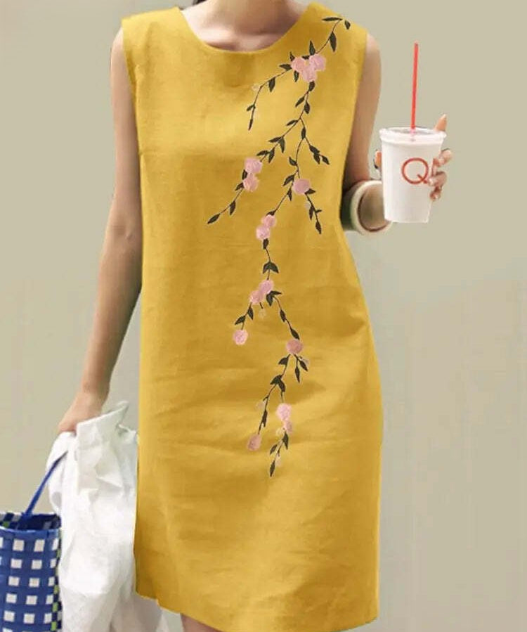 SOFIA | Floral Embroidery Dress