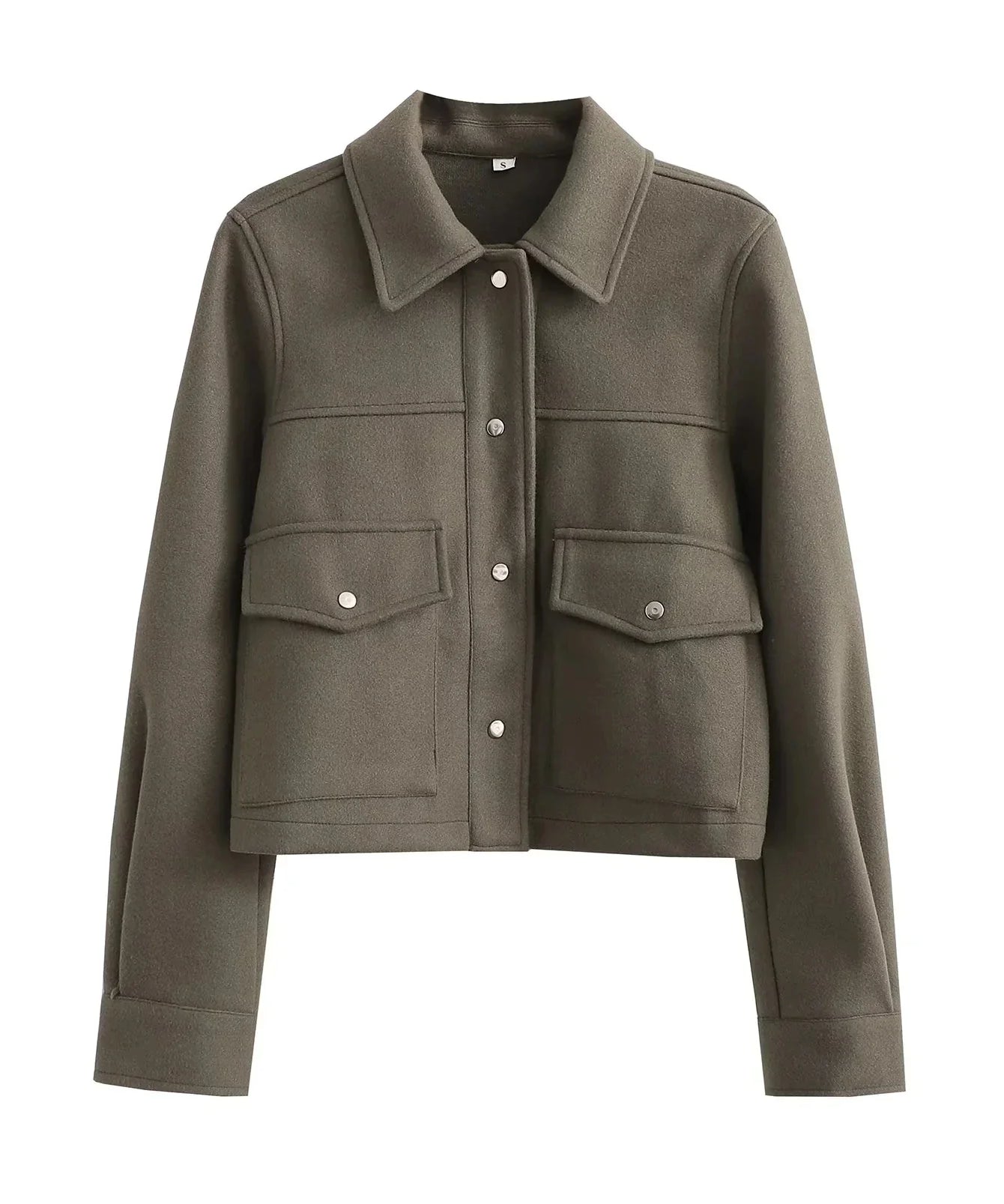 FIONA | Short Jacket with Front Pockets Style