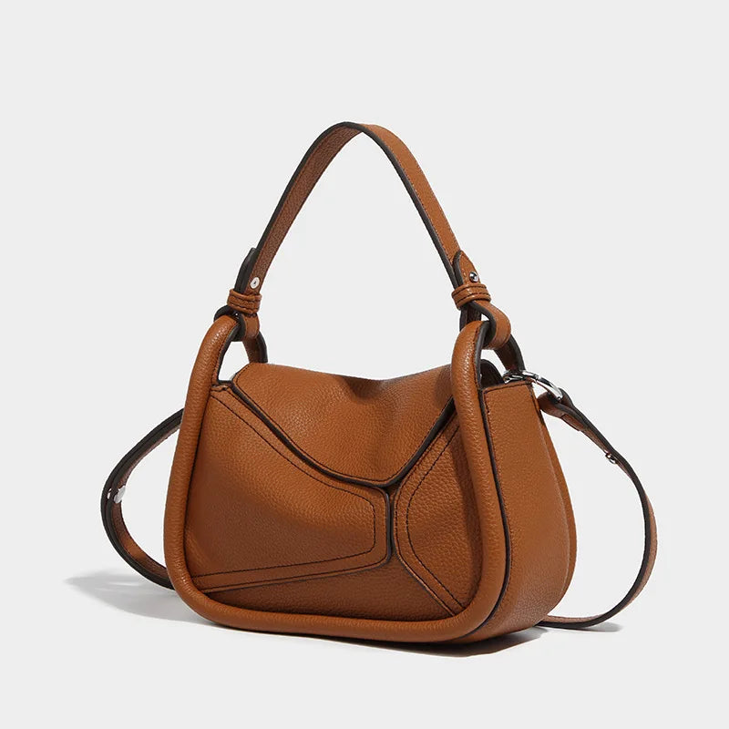 Amara | Geometric PU Leather Crossbody Sling Handbag