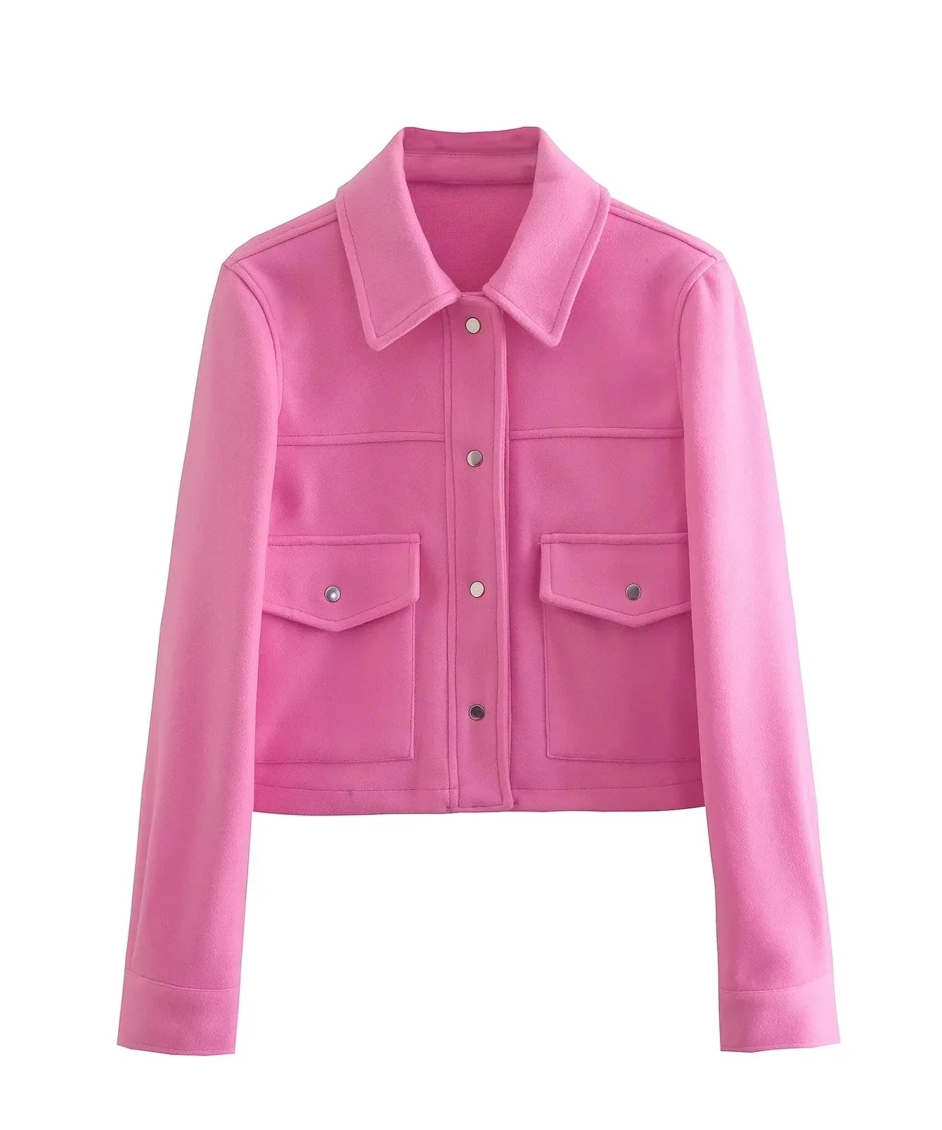 FIONA | Short Jacket with Front Pockets Style
