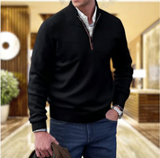 Men's comfortable long sleeve sweater-3