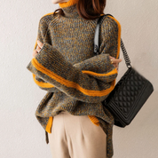 BRESEIS | Women's rope warm sweater | winter-3