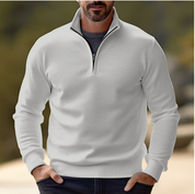Casual Half-Zip Sweater | Soft Knit, Breathable, Ideal for Layering-4