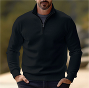 Casual Half-Zip Sweater | Soft Knit, Breathable, Ideal for Layering-3