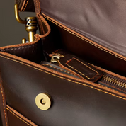 Liam | Men's Genuine Leather Business Briefcase Crossbody Messenger Bag