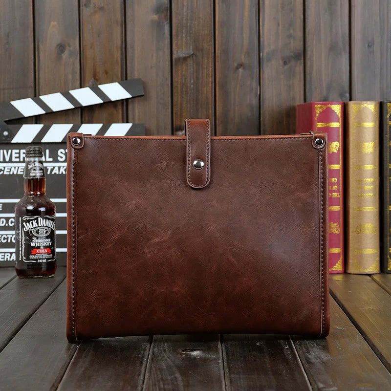 Liam | Retro Business Leather Shoulder Bag