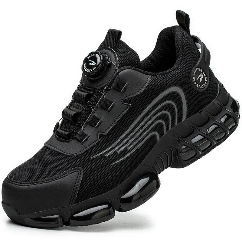 Work Safety Shoes with Rotating Buckle for Men-5