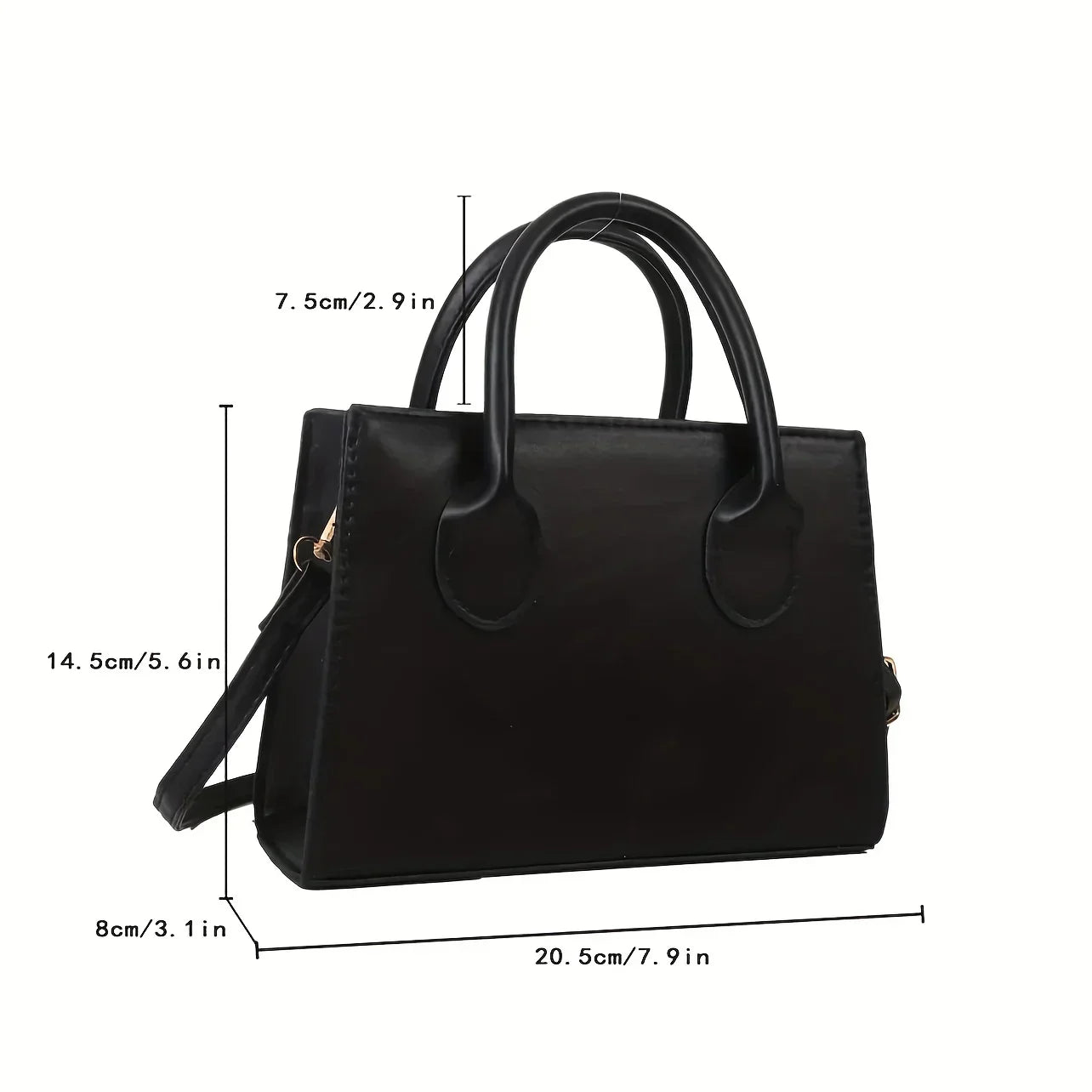 Eva | Women's Minimalist Square Leather Shoulder Bag