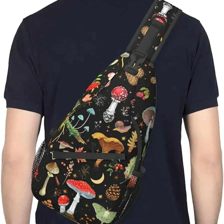 Mila | Mushroom Print Shoulder Bag