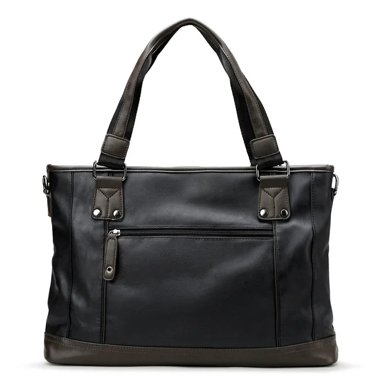 Jack | Stylish Men's PU Leather Travel Crossbody Messenger Bag