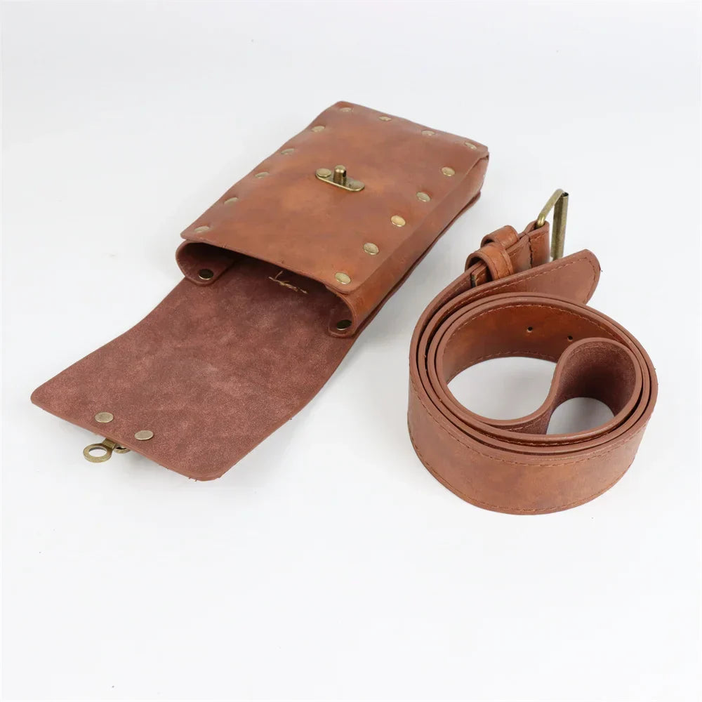 Elara | Medieval Hip Bag made of PU Leather