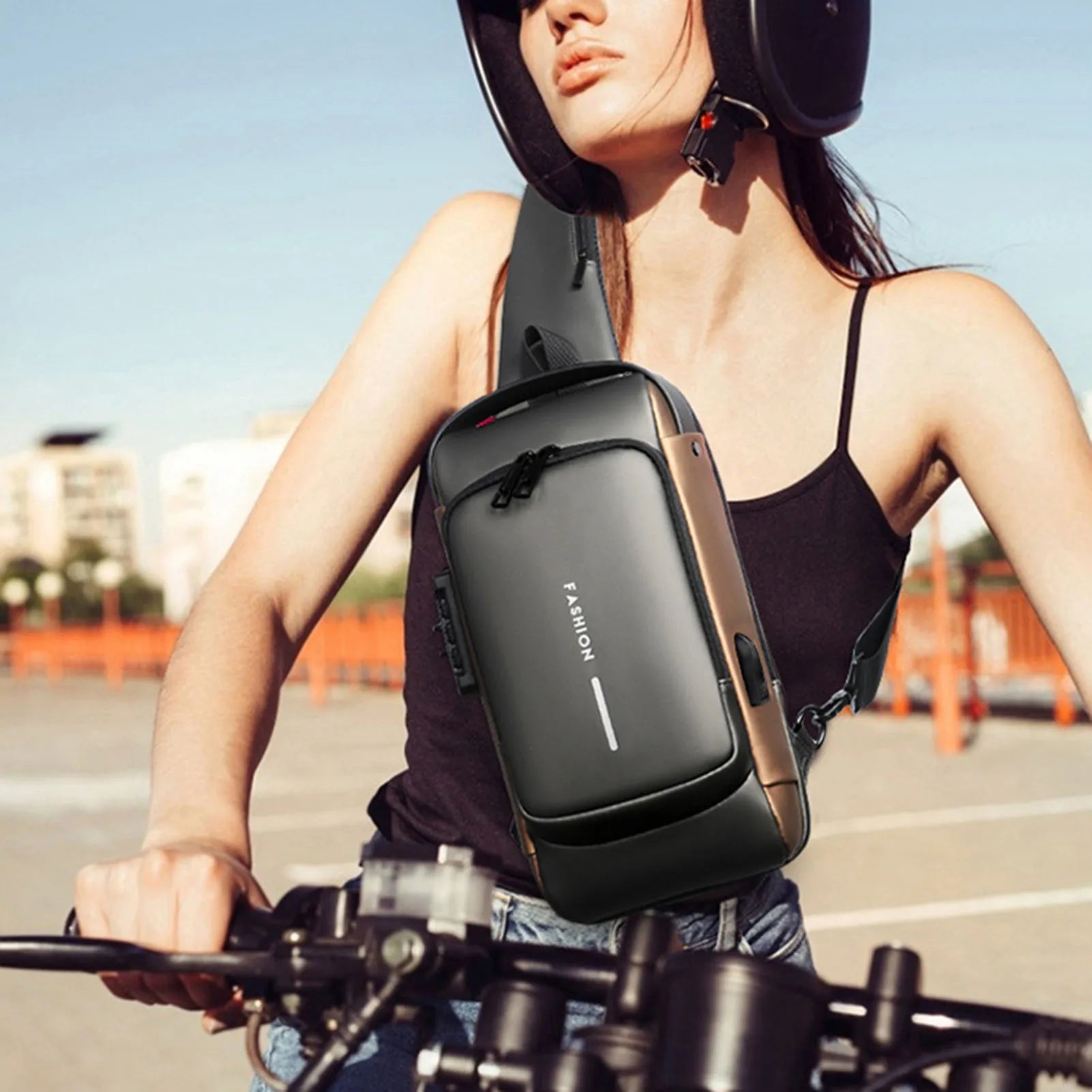 Ethan | Anti-Theft USB Crossbody Sling Travel Bag