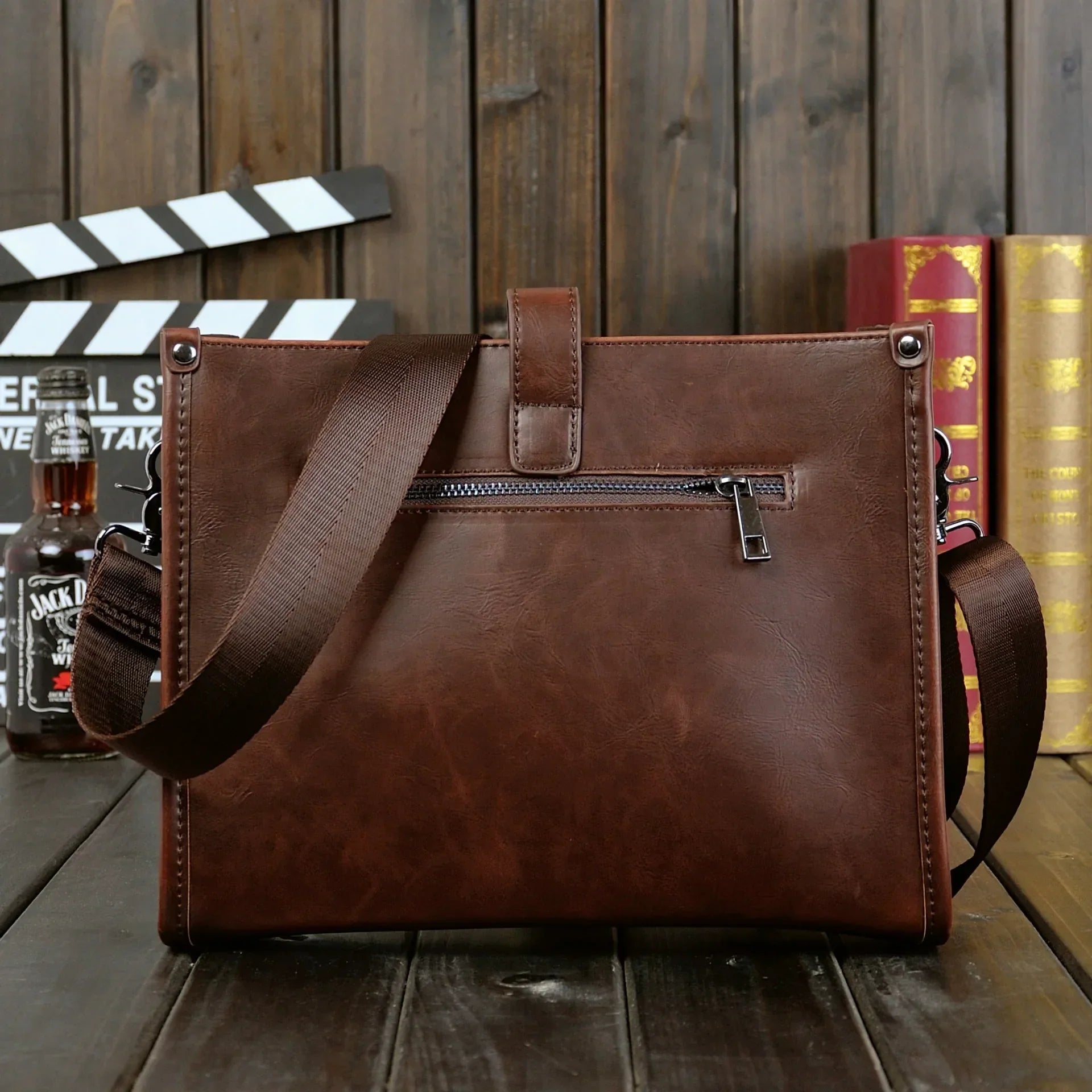 Liam | Retro Business Leather Shoulder Bag