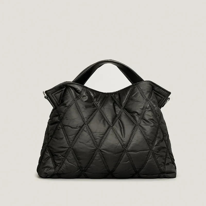 Mila | Urban Luxe Quilted Carryall Tote