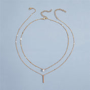 SparkleTwist | Layered Chain Necklace for Modern Elegance
