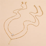 SparkleTwist | Layered Chain Necklace for Modern Elegance