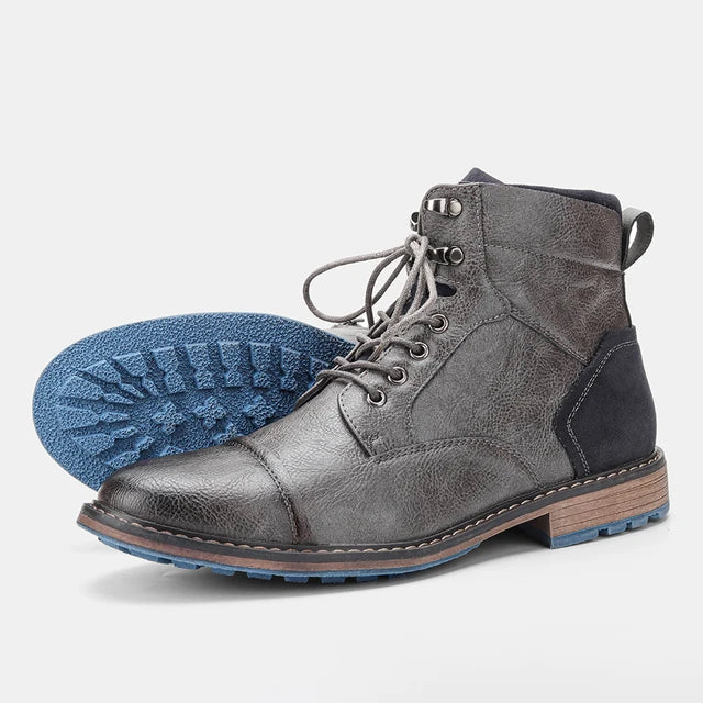 Bruce | Rugged Lace-Up Boots