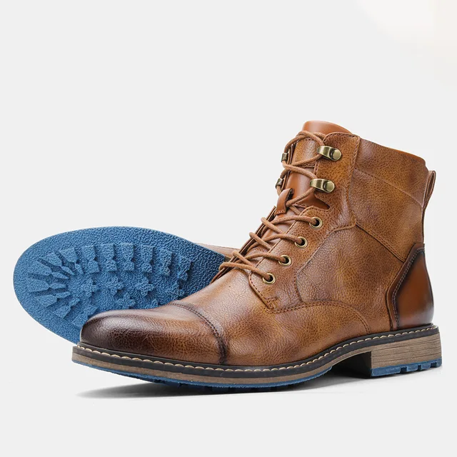 Bruce | Rugged Lace-Up Boots