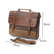 Jack | Vintage Water-Repellent Canvas Shoulder Bag Travel Bag