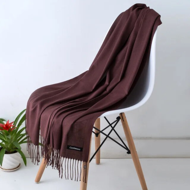 Sylvania | Elegant Fringe Drape Scarf