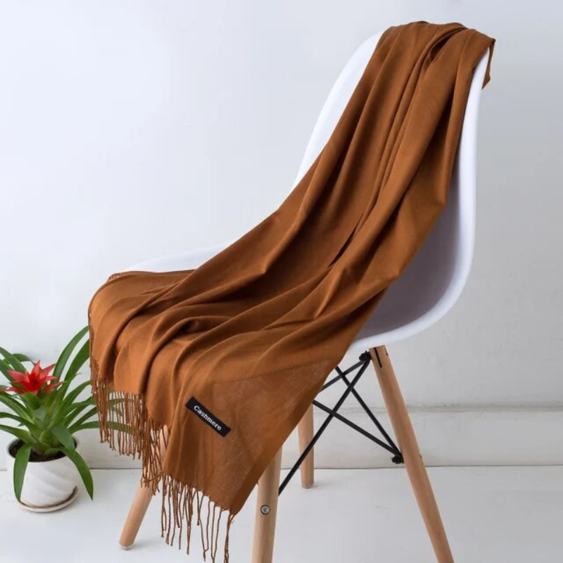 Sylvania | Elegant Fringe Drape Scarf