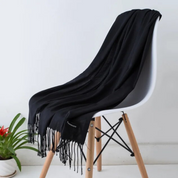 Sylvania | Elegant Fringe Drape Scarf