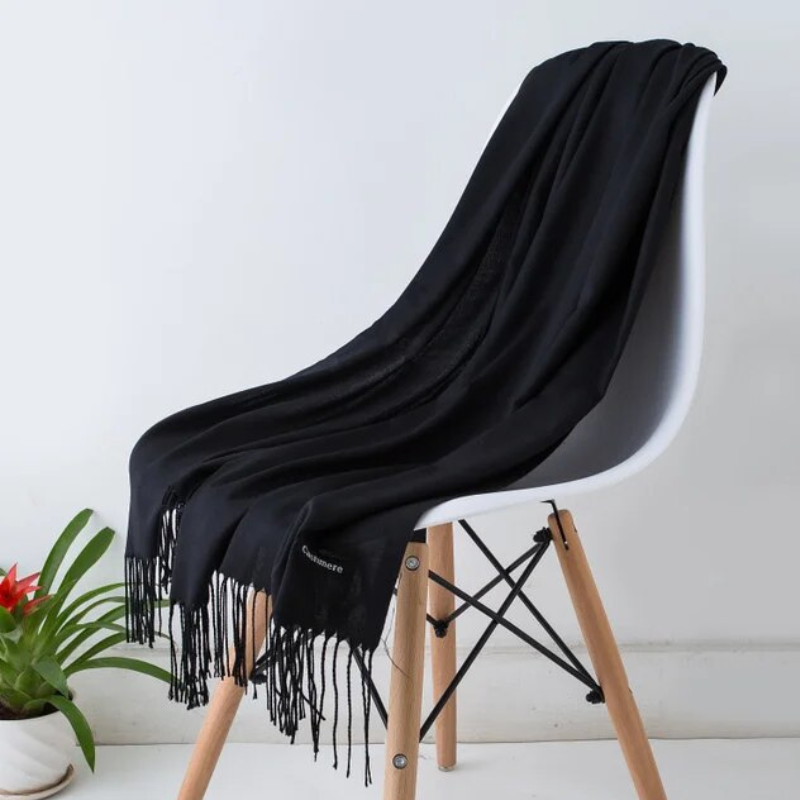 Sylvania | Elegant Fringe Drape Scarf