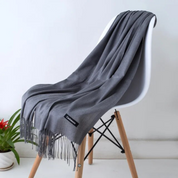 Sylvania | Elegant Fringe Drape Scarf