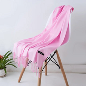 Sylvania | Elegant Fringe Drape Scarf