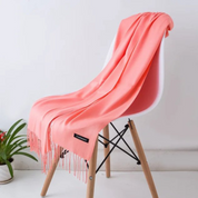 Sylvania | Elegant Fringe Drape Scarf