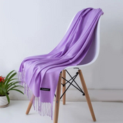 Sylvania | Elegant Fringe Drape Scarf