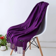 Sylvania | Elegant Fringe Drape Scarf