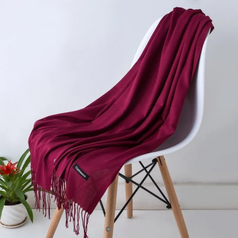Sylvania | Elegant Fringe Drape Scarf