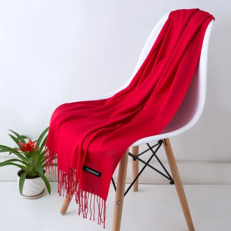 Sylvania | Elegant Fringe Drape Scarf