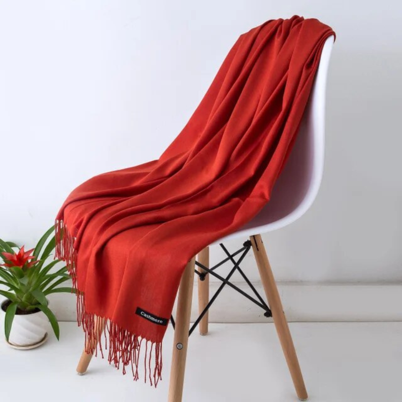 Sylvania | Elegant Fringe Drape Scarf