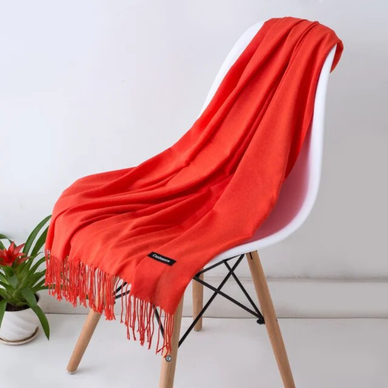 Sylvania | Elegant Fringe Drape Scarf