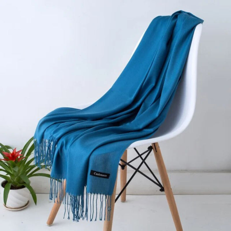 Sylvania | Elegant Fringe Drape Scarf