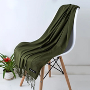 Sylvania | Elegant Fringe Drape Scarf