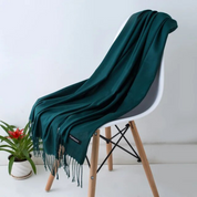Sylvania | Elegant Fringe Drape Scarf