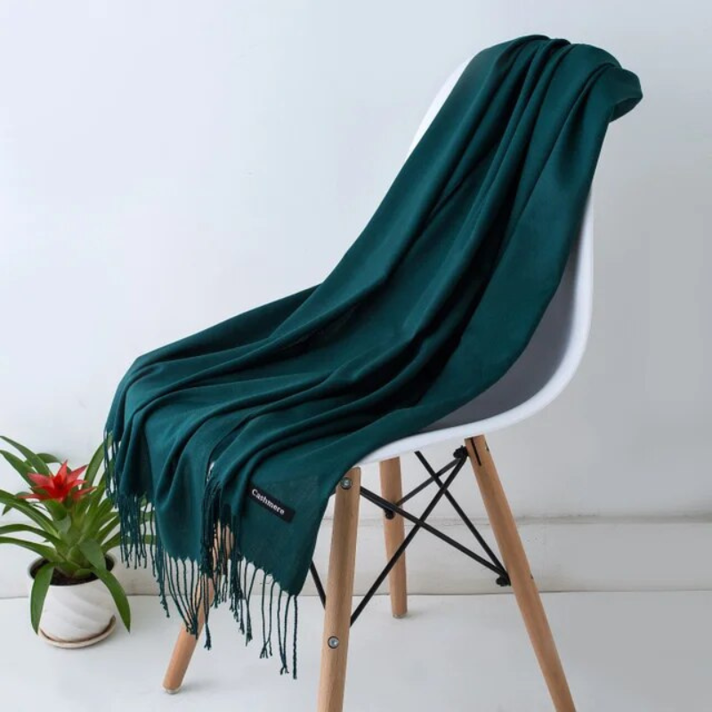 Sylvania | Elegant Fringe Drape Scarf