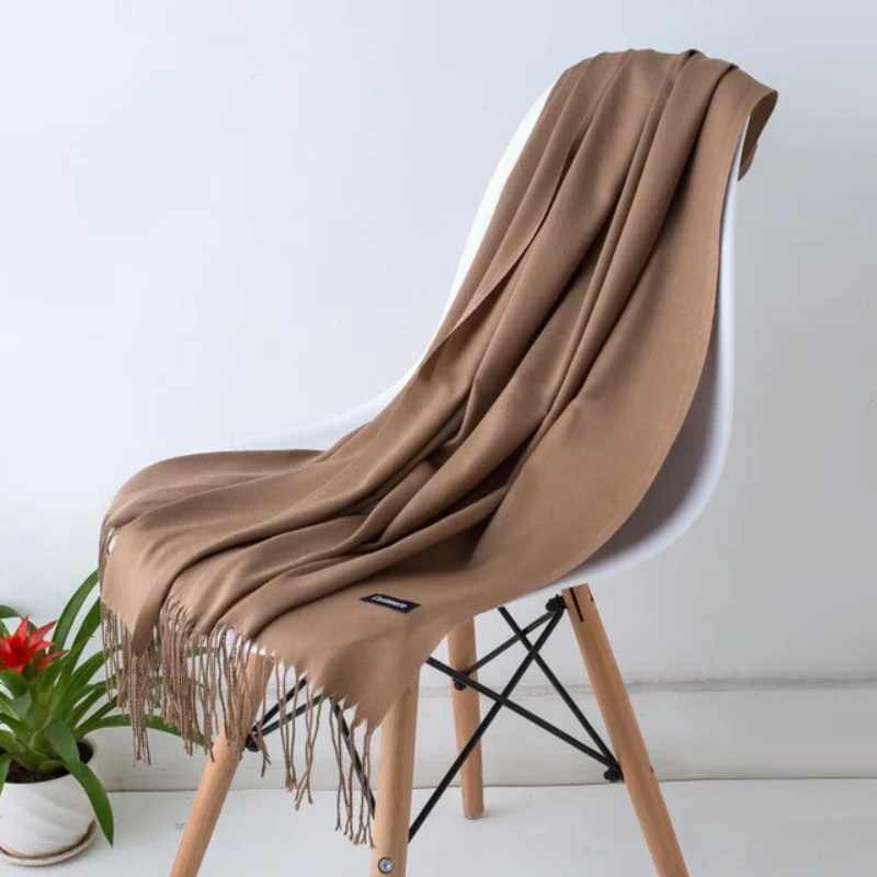 Sylvania | Elegant Fringe Drape Scarf