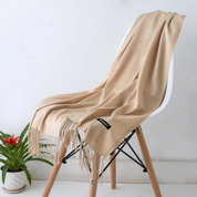 Sylvania | Elegant Fringe Drape Scarf