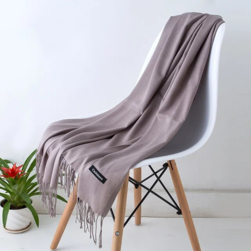 Sylvania | Elegant Fringe Drape Scarf
